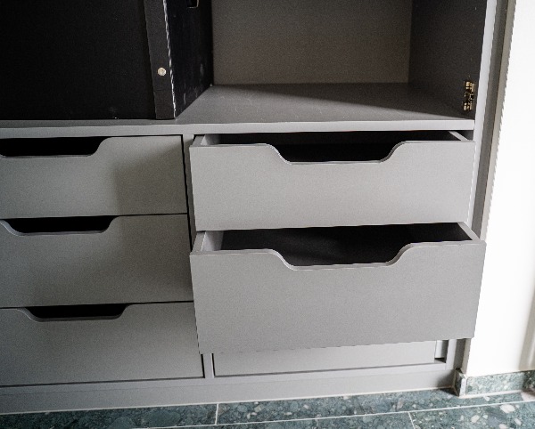 Schrank-Innenleben